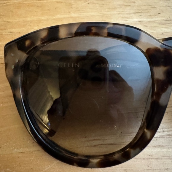 Celine Brown Oversized Cat-Eye Sunglasses - Picture 4 of 9